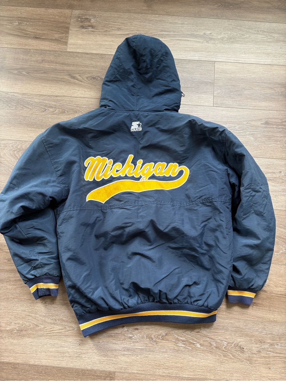 VINTAGE University of Michigan starter jacket
